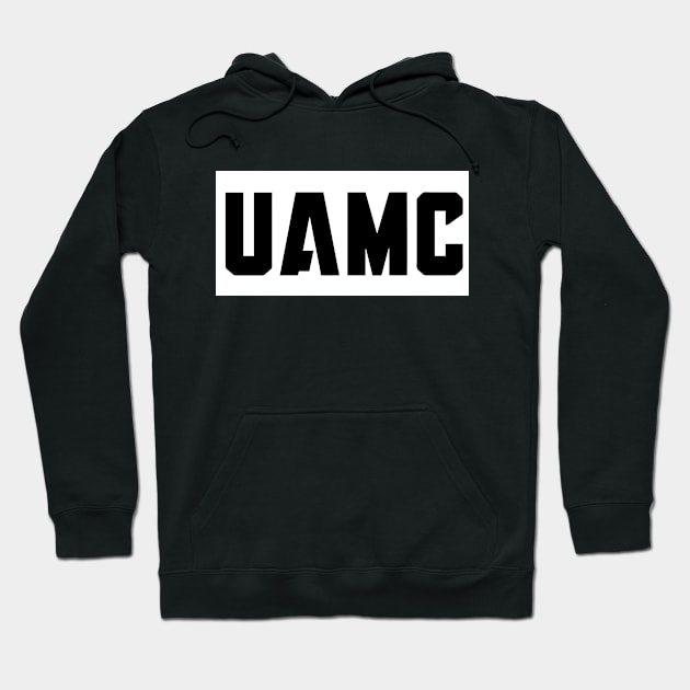 Ultimate Action Movie Club - Block UAMC Logo Hoodie by Ultimate Action Movie Club